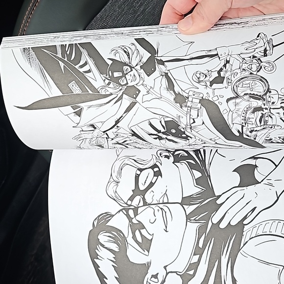 Coloring DC Batgirl Adult Coloring Book - Picture 2 of 4